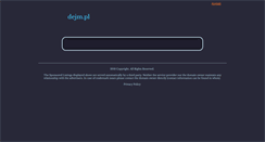 Desktop Screenshot of dejm.pl